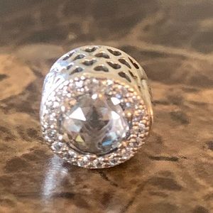 Authentic Pandora Essence Patience Charm S925 ALE Clear CZ RETIRED NEW no tags